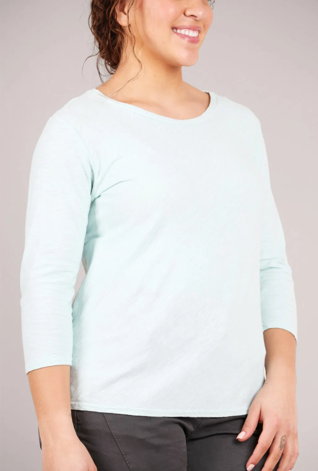 3/4-Sleeve Bias Tee, Mente