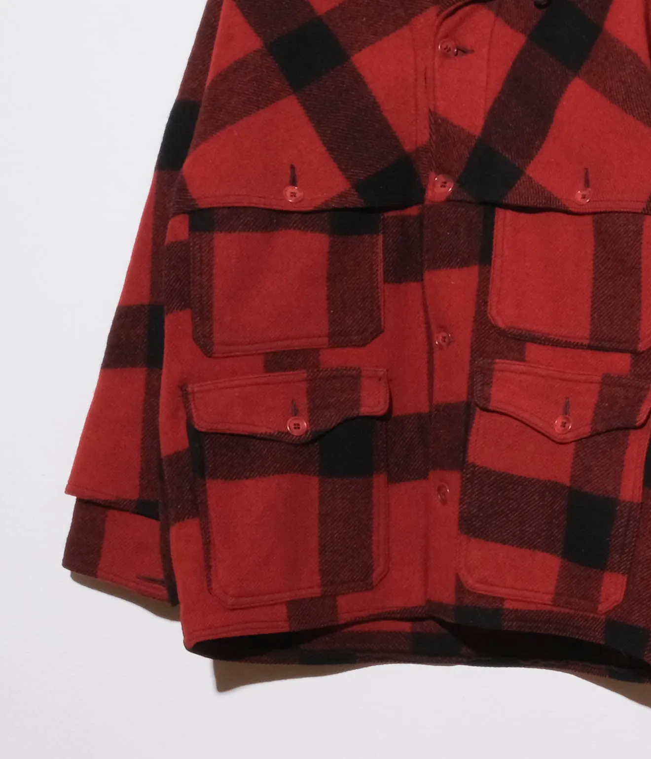 50's Hirsch Weis Mackinaw Wool Cruiser Jacket (Red Check)