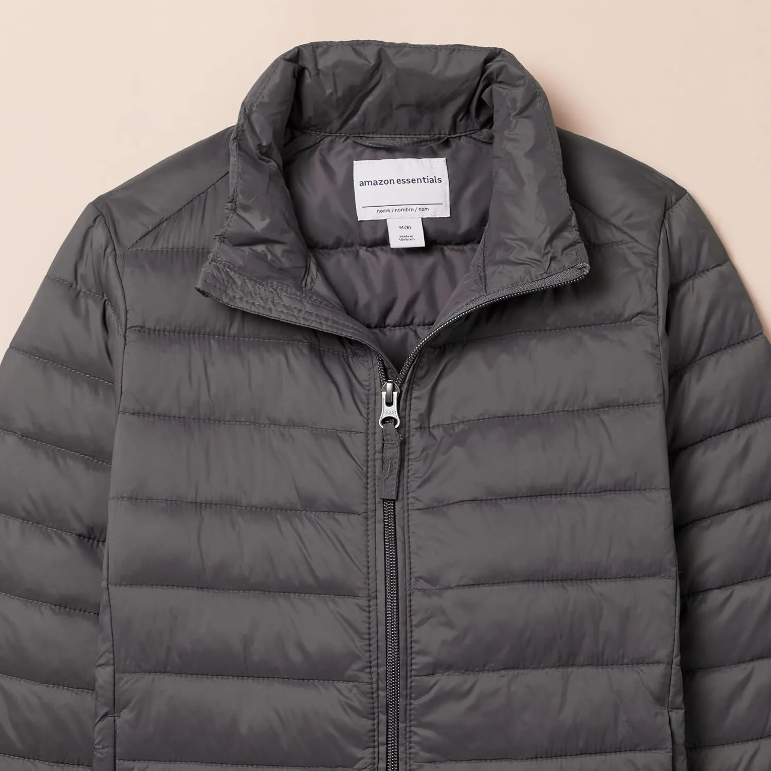 Amazon Essentials Boys and Toddlers' Lightweight Water-Resistant Packable Puffer Jacket