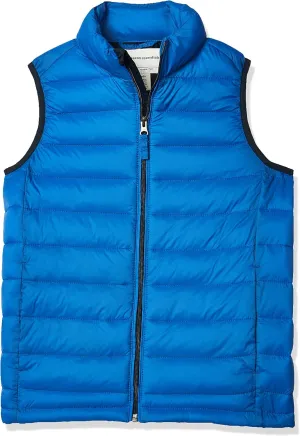 Amazon Essentials Boys and Toddlers' Lightweight Water-Resistant Packable Puffer Vest