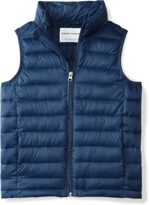 Amazon Essentials Boys and Toddlers' Lightweight Water-Resistant Packable Puffer Vest
