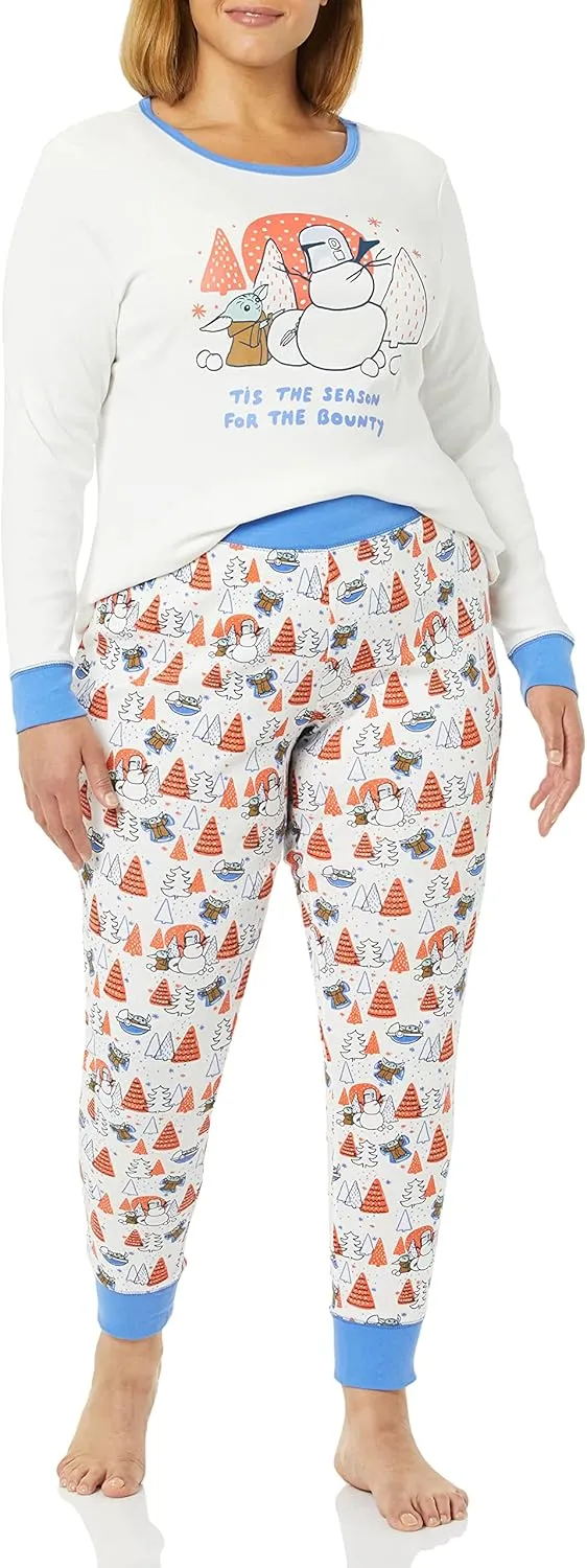 Amazon Essentials Disney | Marvel | Star Wars Women's Snug-Fit Cotton Pajama Sleepwear Sets