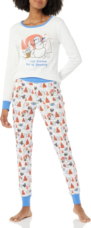 Amazon Essentials Disney | Marvel | Star Wars Women's Snug-Fit Cotton Pajama Sleepwear Sets
