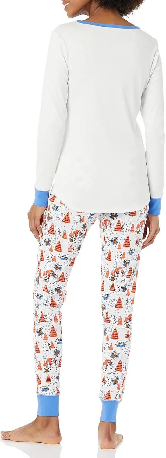 Amazon Essentials Disney | Marvel | Star Wars Women's Snug-Fit Cotton Pajama Sleepwear Sets