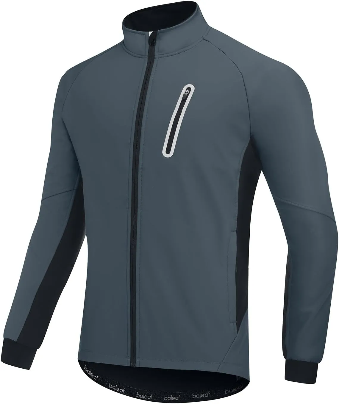 baleaf Men's Winter Cycling Jackets Water Resistant Thermal Running Softshell Jacket Warm Cold Weather Pockets