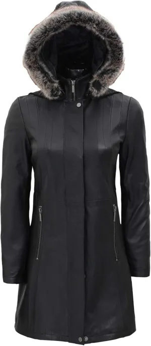 Blingsoul Leather Coats For Women - Real Lambskin Leather Jacket Womens