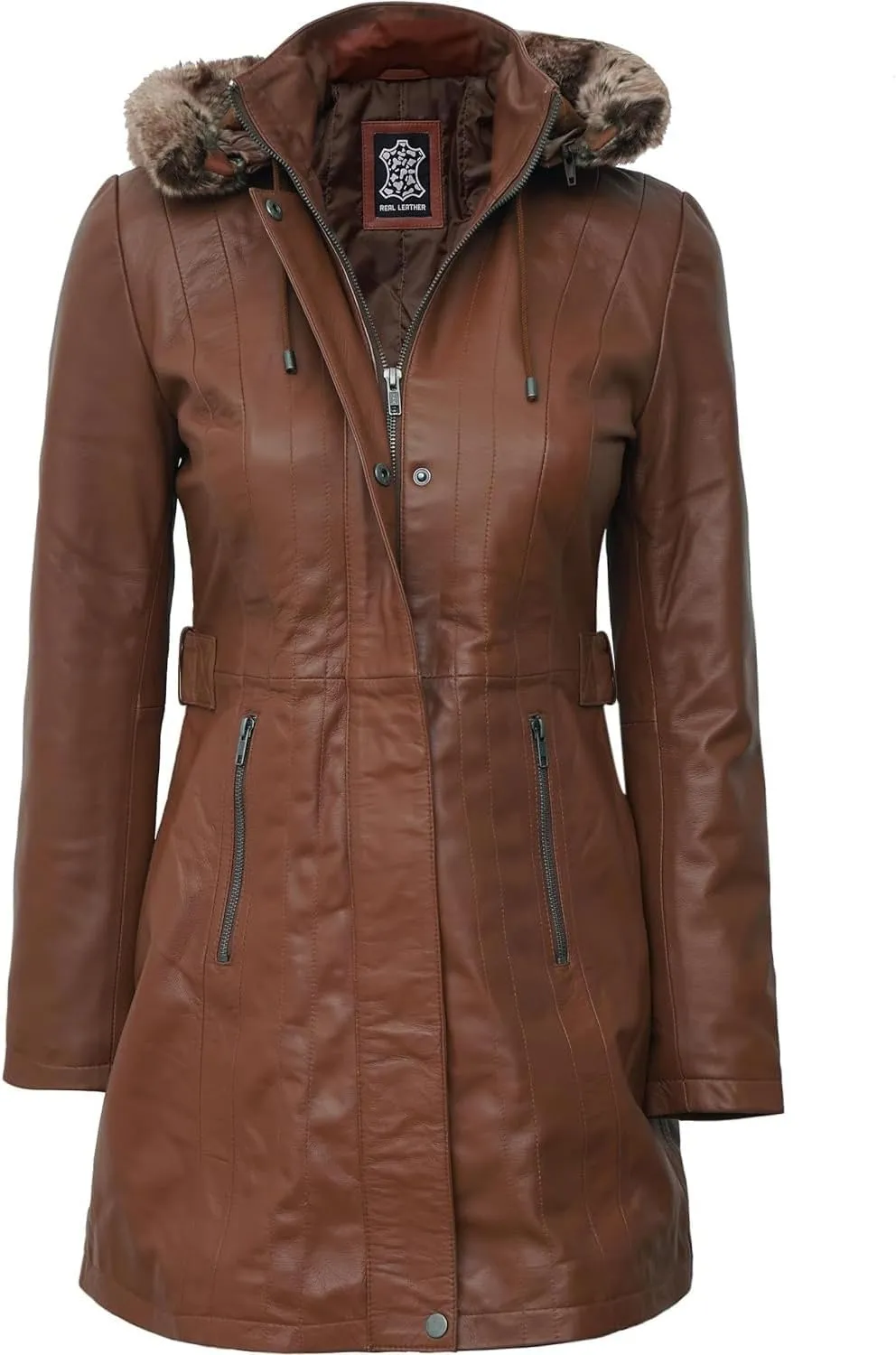 Blingsoul Leather Coats For Women - Real Lambskin Leather Jacket Womens