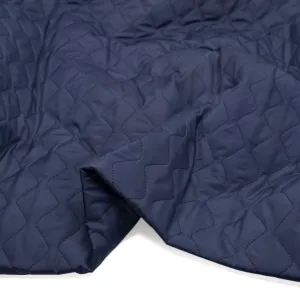Deadstock Quilted Coating - Navy *Imperfect