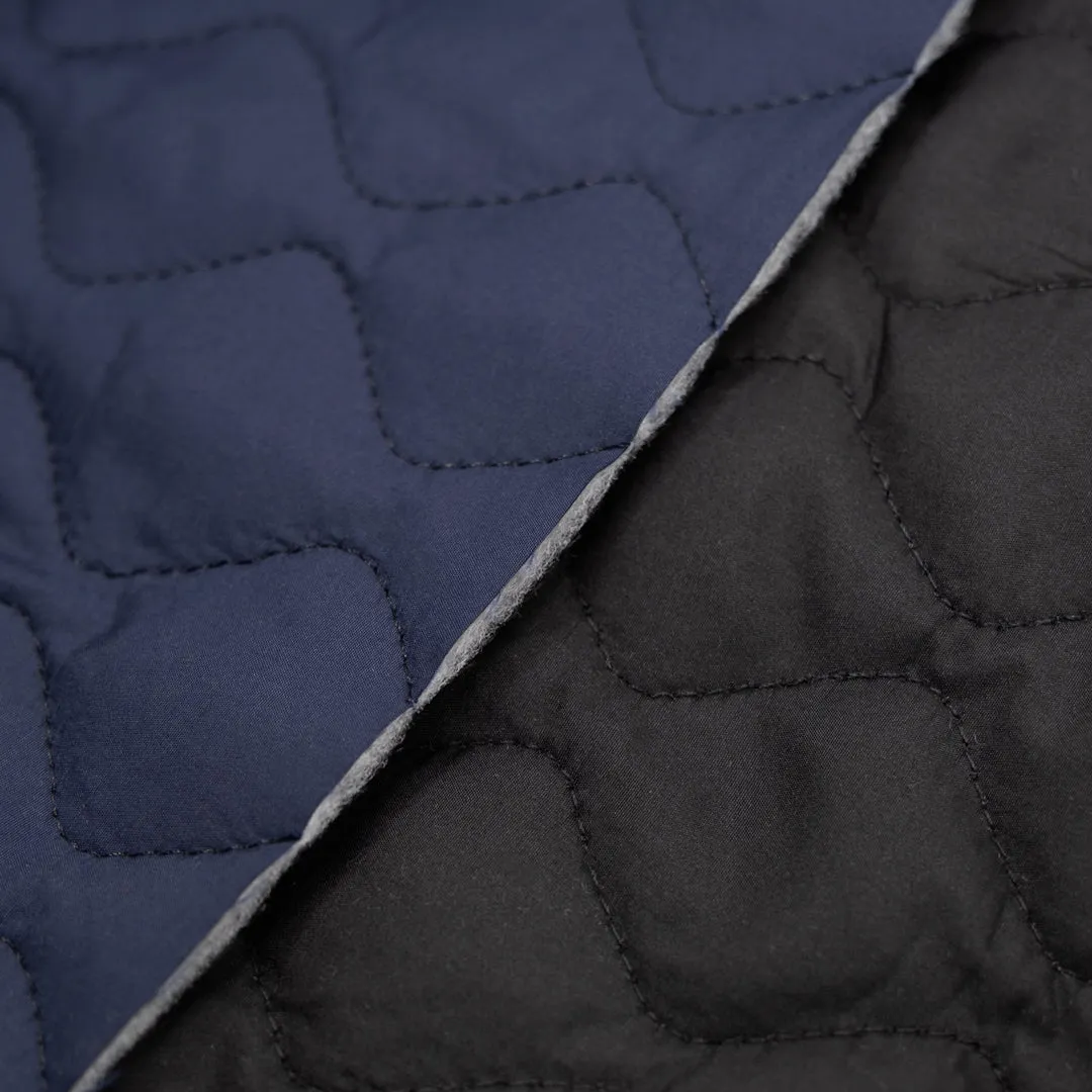 Deadstock Quilted Coating - Navy *Imperfect