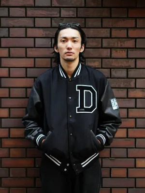 ×Game Sportswear /  Aging Varsity Jacket - Black