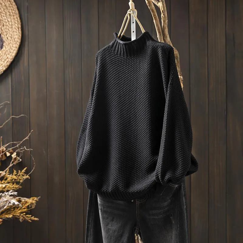GRACE | Relaxed Fit Waffle Sweater