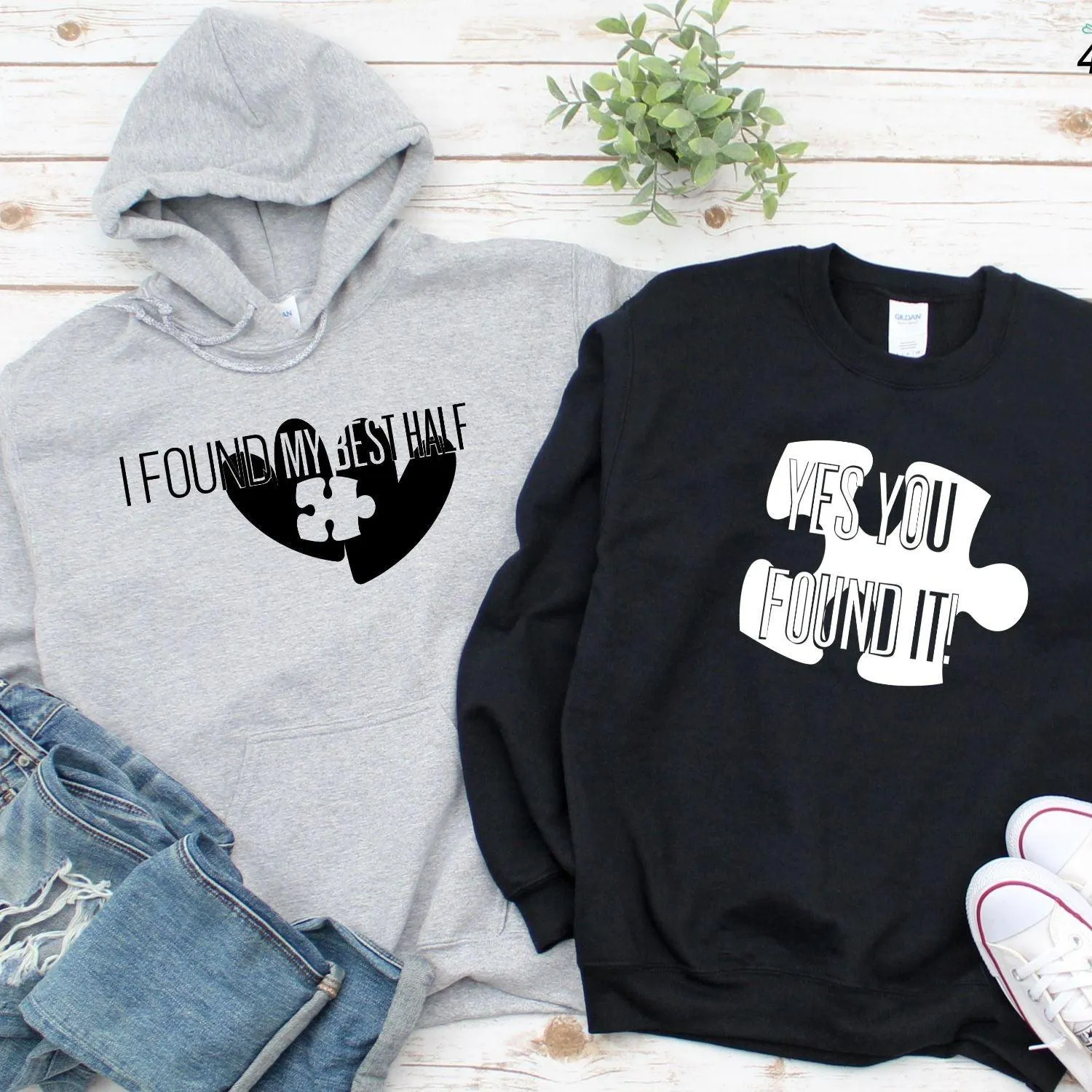 I Found My Best Half & Yes You Found It! Adorable Matching Outfits