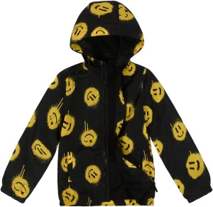 JOYSON Kid Boys Rain Jackets Lightweight Water-resistant Windbreaker Breathable Outerwear Raincoat with Hood