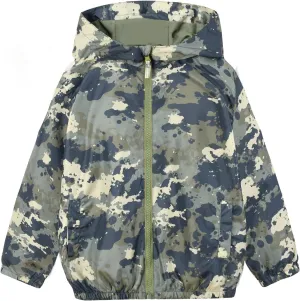 JOYSON Kid Boys Rain Jackets Lightweight Water-resistant Windbreaker Breathable Outerwear Raincoat with Hood
