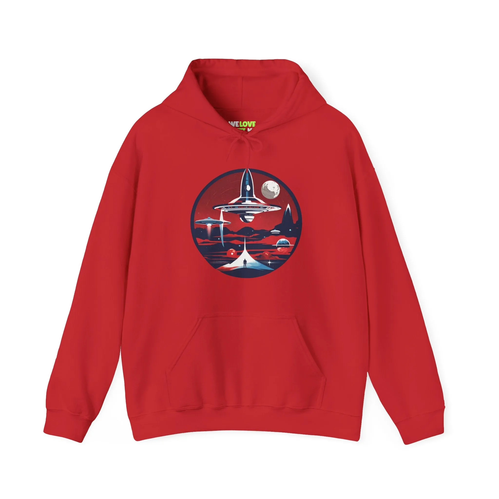 Let's Escape Spaceart Sci-Fi Hoodie