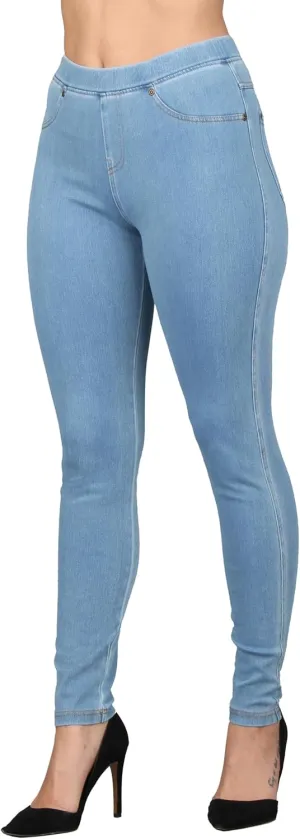 Lildy Women's Denim Jeggings, Stretchable Cotton Blend