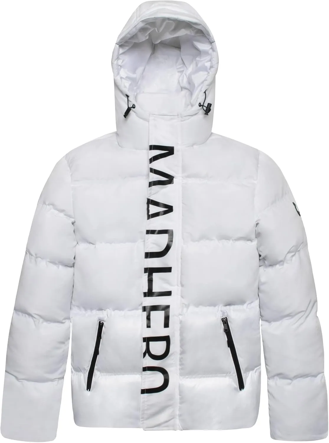 MADHERO Men's Puffer Jacket Water-Resistant Insulated Down Alternative Outerwear Coats
