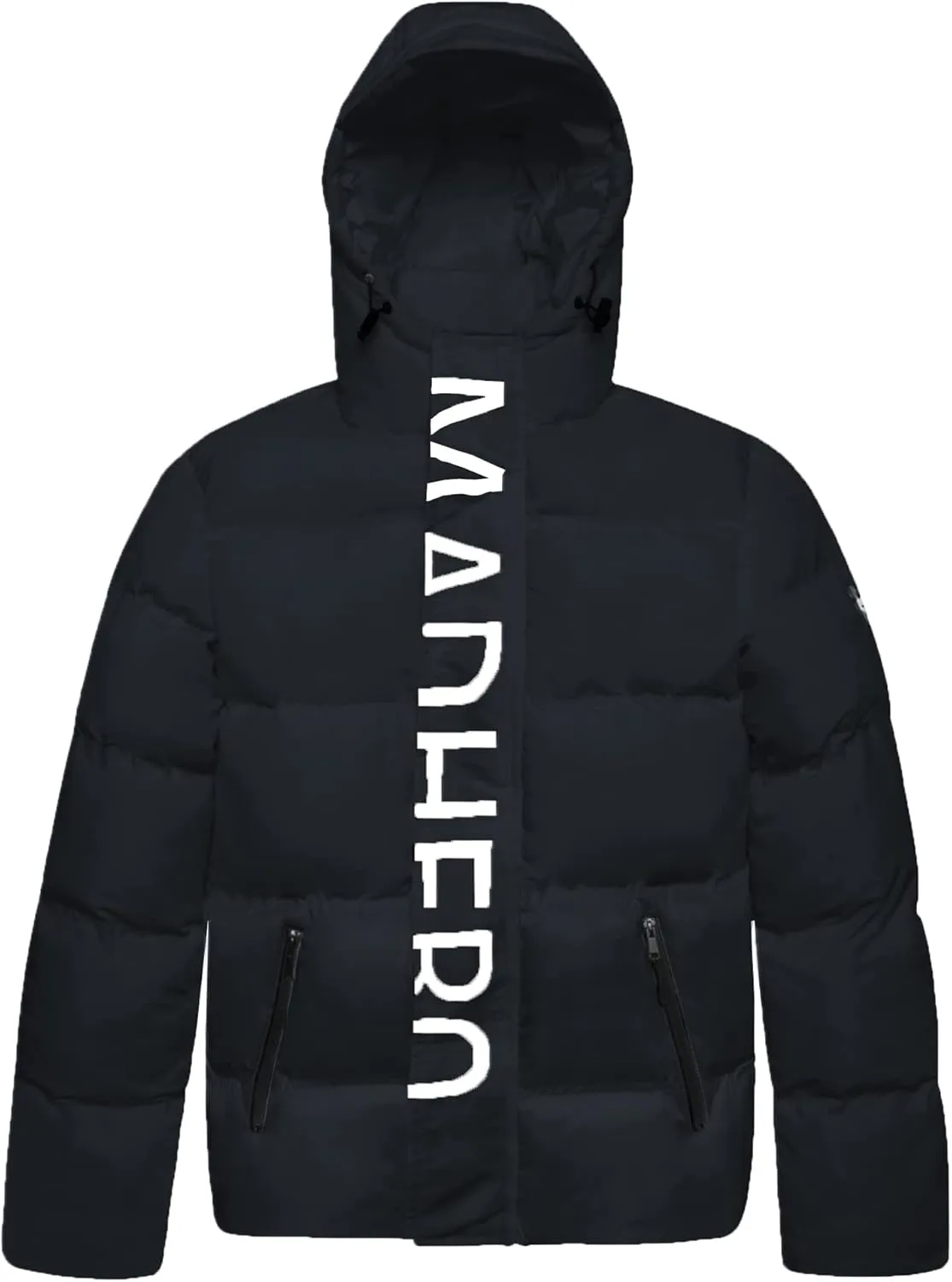 MADHERO Men's Puffer Jacket Water-Resistant Insulated Down Alternative Outerwear Coats