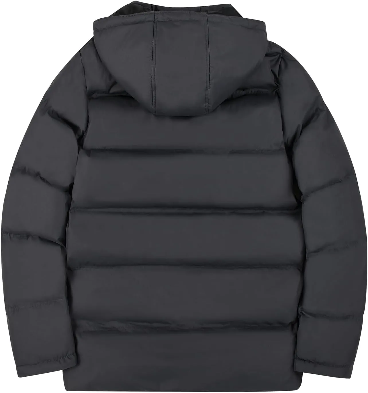 MADHERO Men's Puffer Jacket Water-Resistant Insulated Down Alternative Outerwear Coats