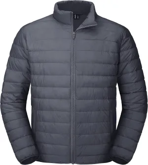 MAGCOMSEN Men's Puffer Jacket Lightweight Warm Winter Coats Water Repellent Windproof Insulated Jacket