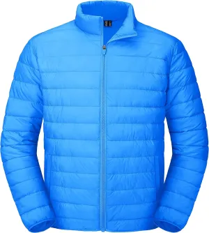 MAGCOMSEN Men's Puffer Jacket Lightweight Warm Winter Coats Water Repellent Windproof Insulated Jacket