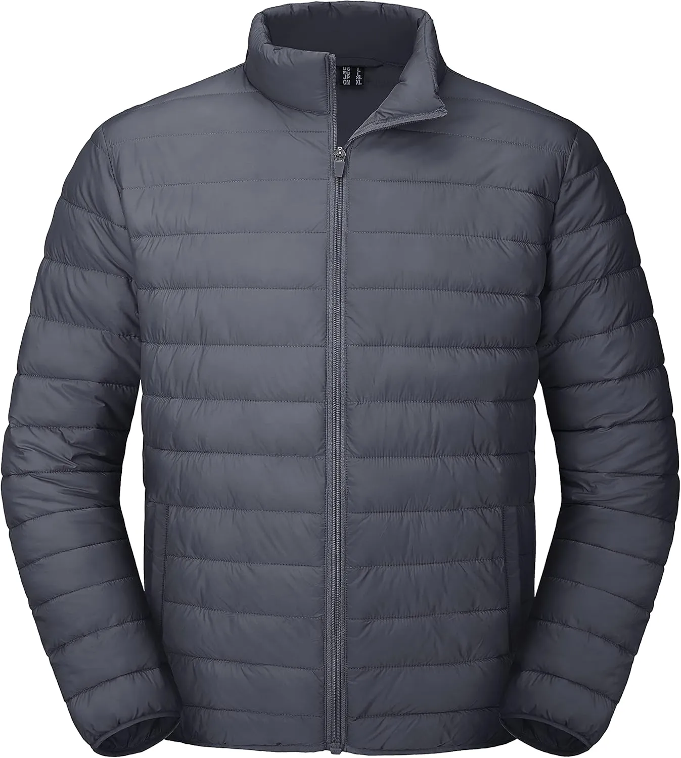 MAGCOMSEN Men's Puffer Jacket Lightweight Warm Winter Coats Water Repellent Windproof Insulated Jacket