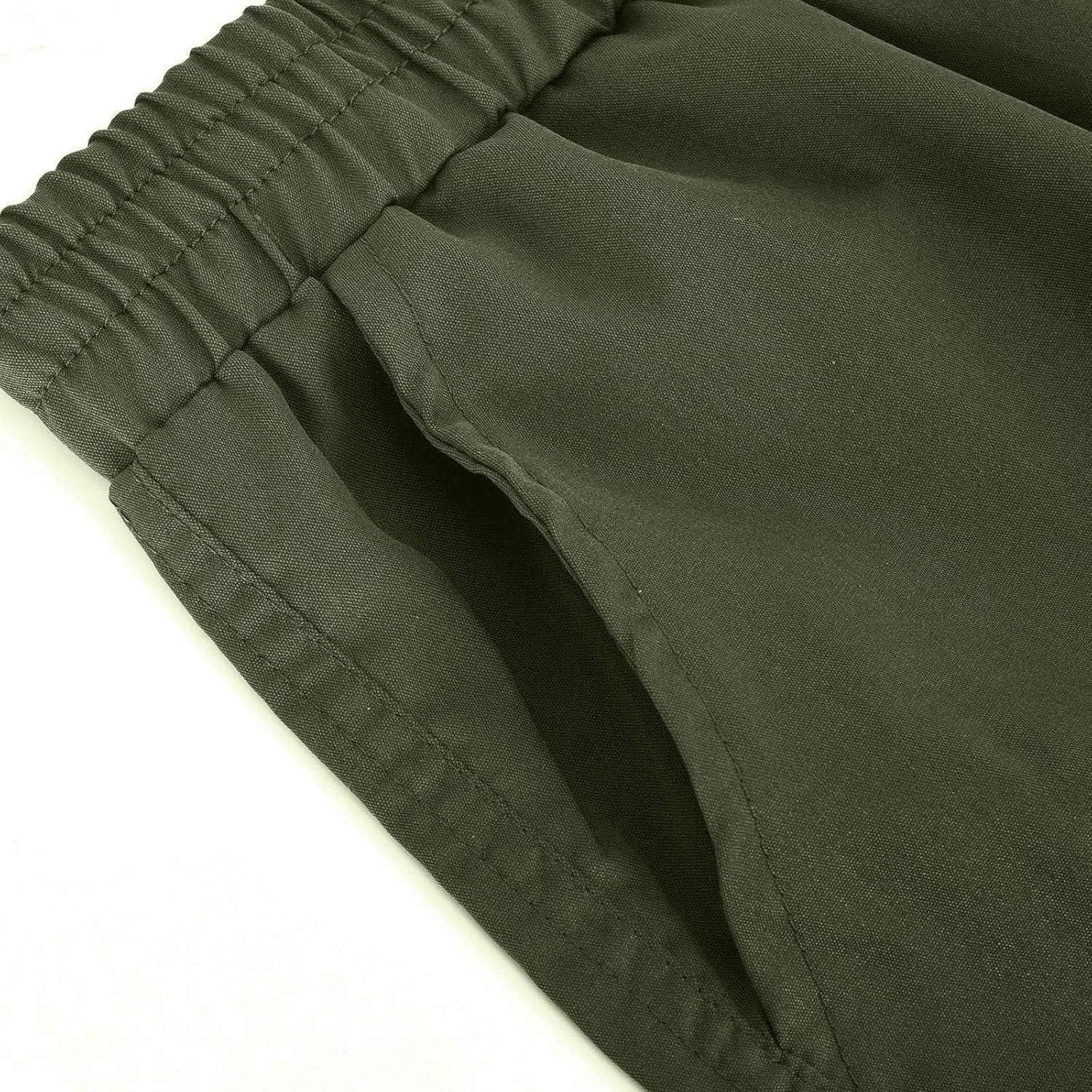 Mens Lightweight Jogging Pant Pockets Combat Work Joggers Baggy Sport Casual Sweatpant Stretch Waistband Pants