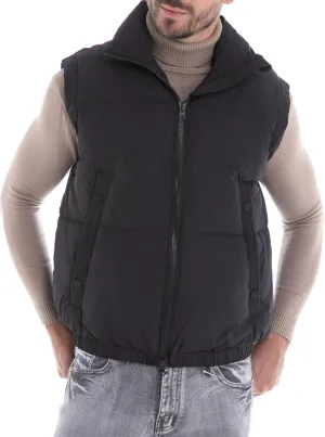 Men's Puffer Vest, Quilted Puffy Warm Outerwear Winter Causal Sleeveless Jacket