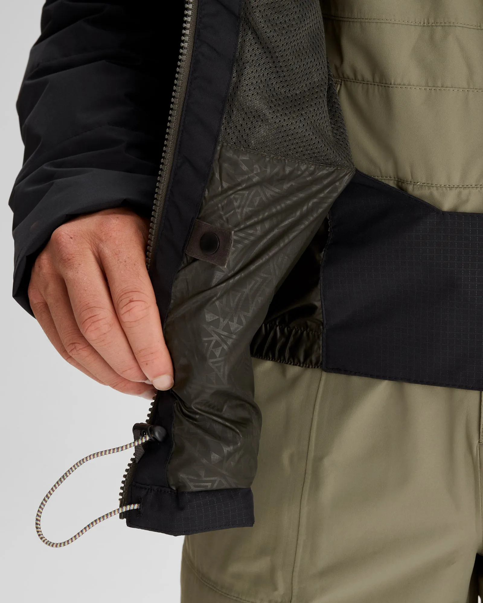 Men's PWDR-Days Down Snow Jacket - Black Stingray