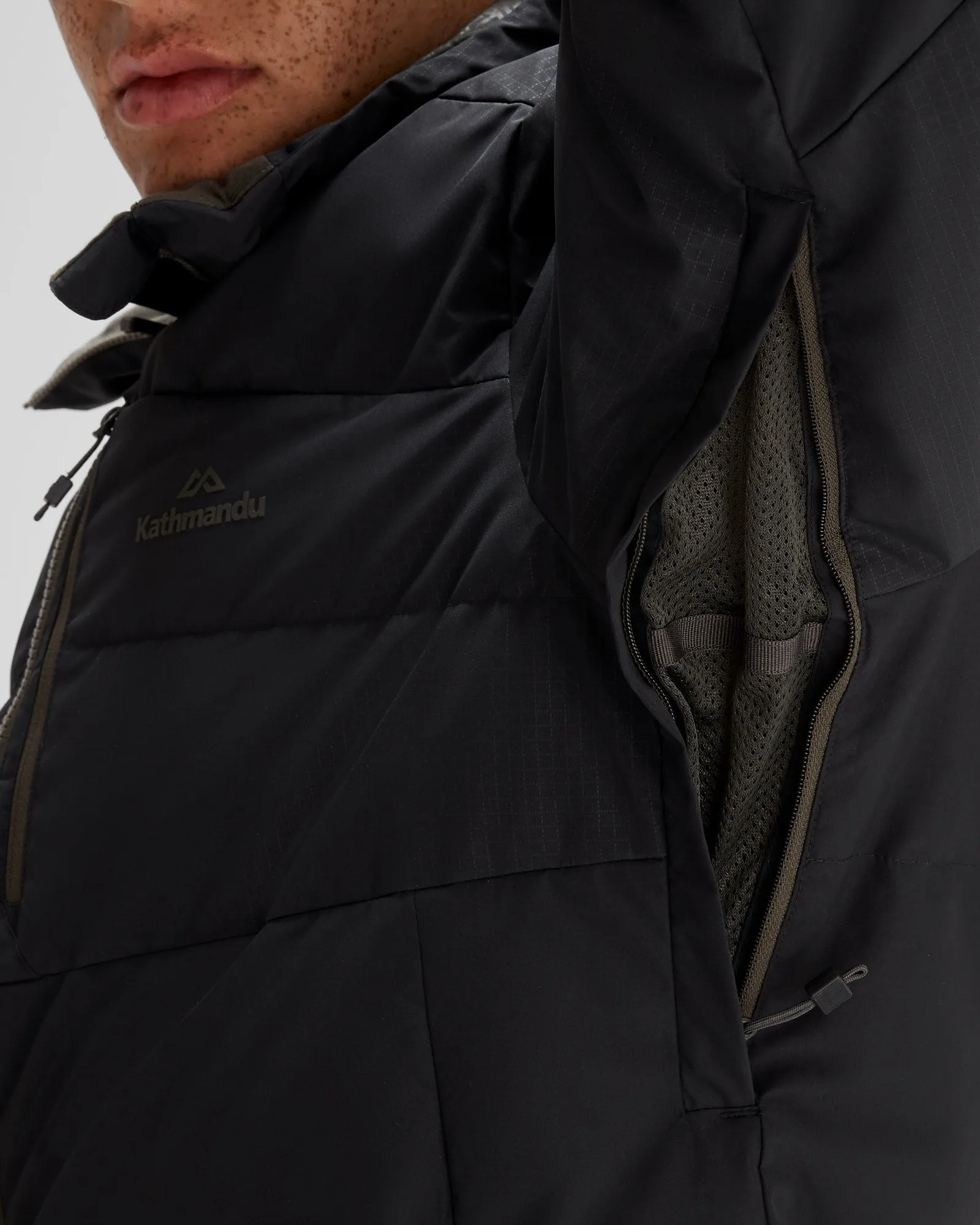 Men's PWDR-Days Down Snow Jacket - Black Stingray