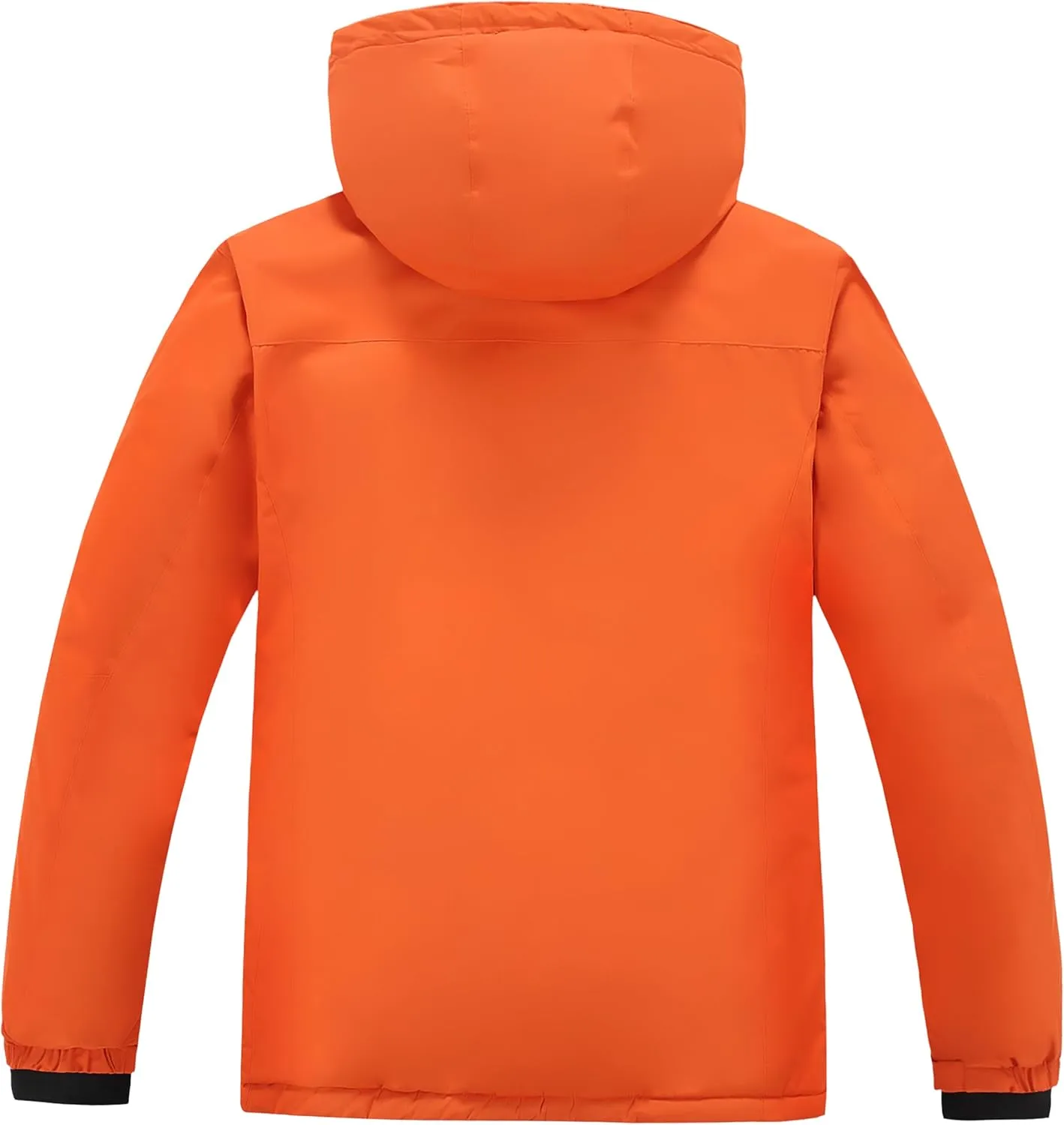 Men's Waterproof Ski Jacket - Snowboard Coats with Fleece Lining, Warm Parka with Hood for Ultimate Snow Protection