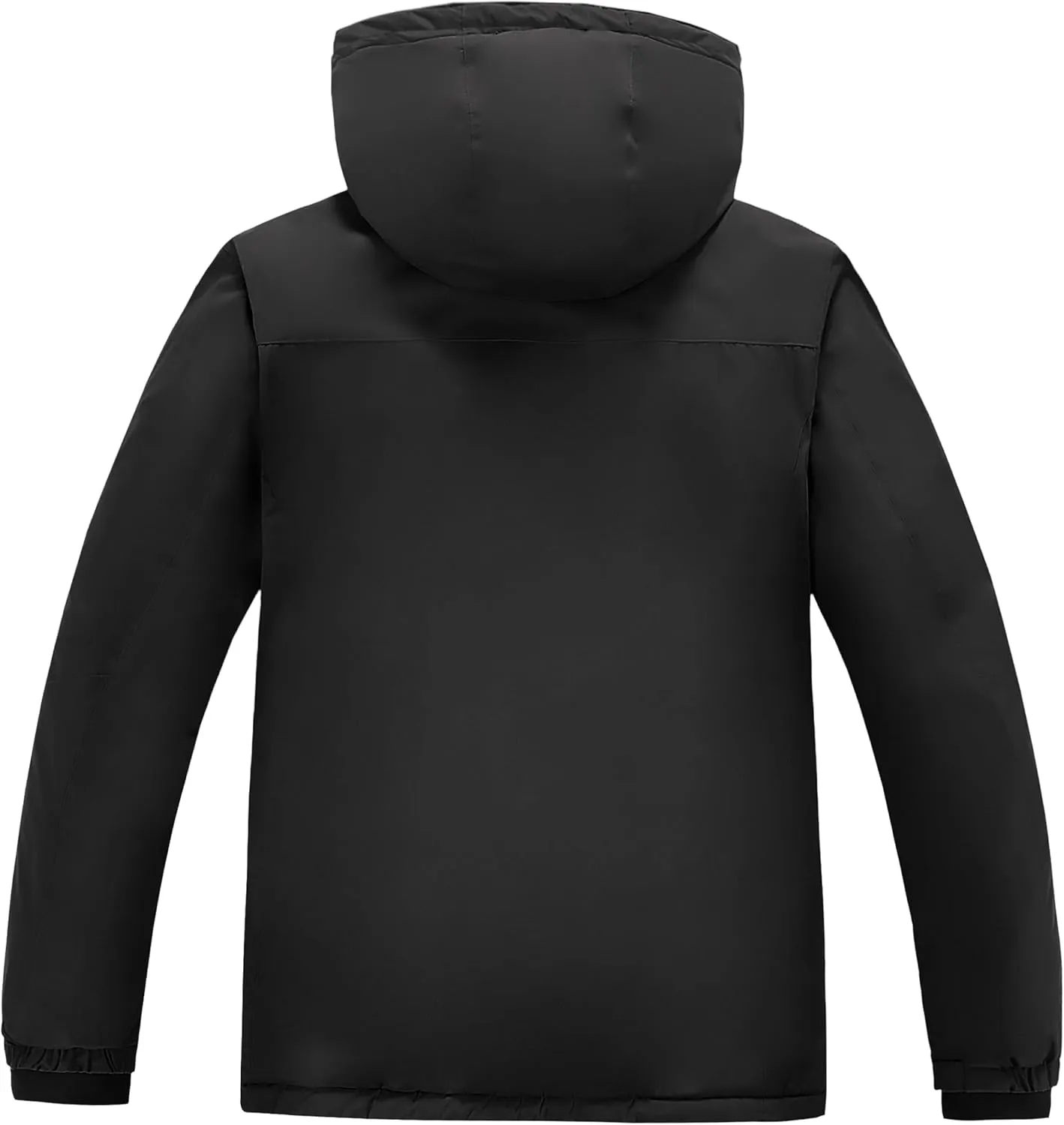 Men's Waterproof Ski Jacket - Snowboard Coats with Fleece Lining, Warm Parka with Hood for Ultimate Snow Protection