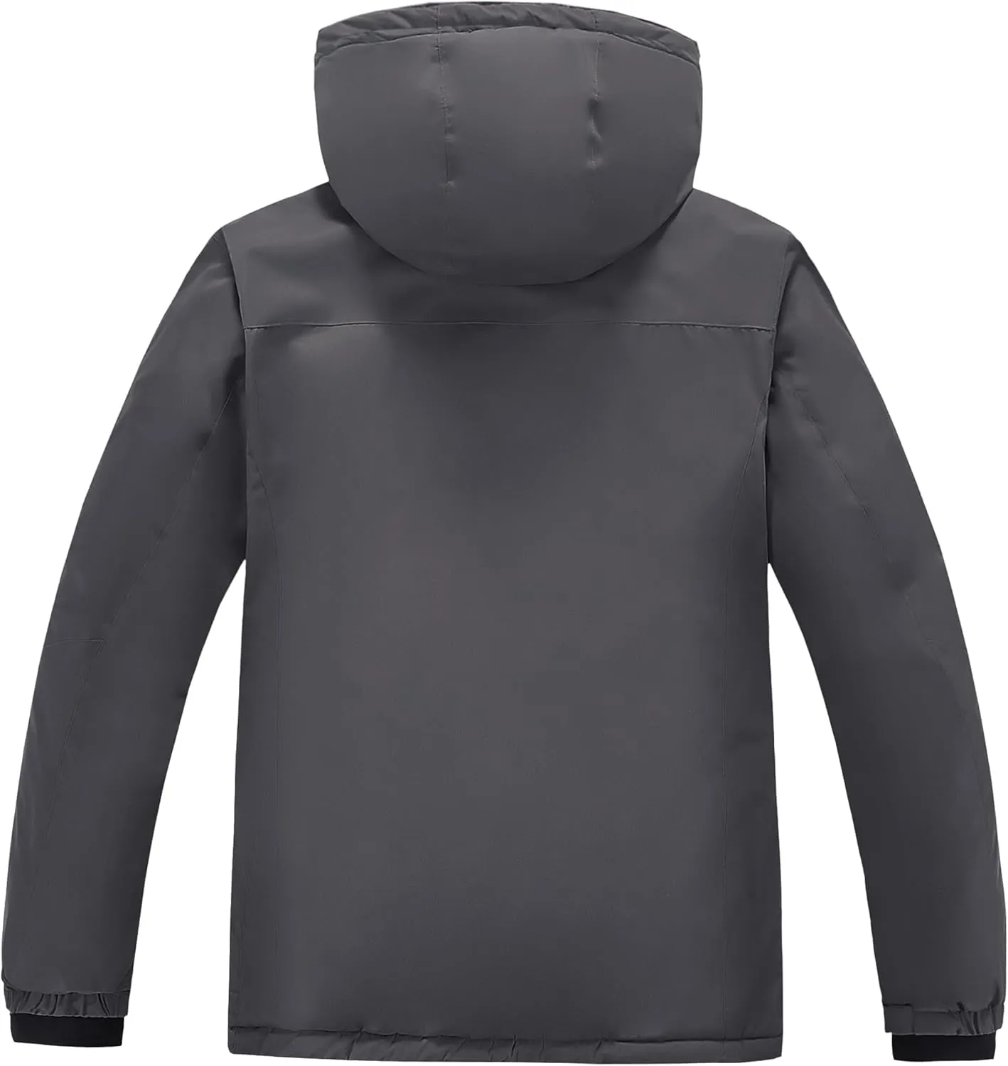 Men's Waterproof Ski Jacket - Snowboard Coats with Fleece Lining, Warm Parka with Hood for Ultimate Snow Protection