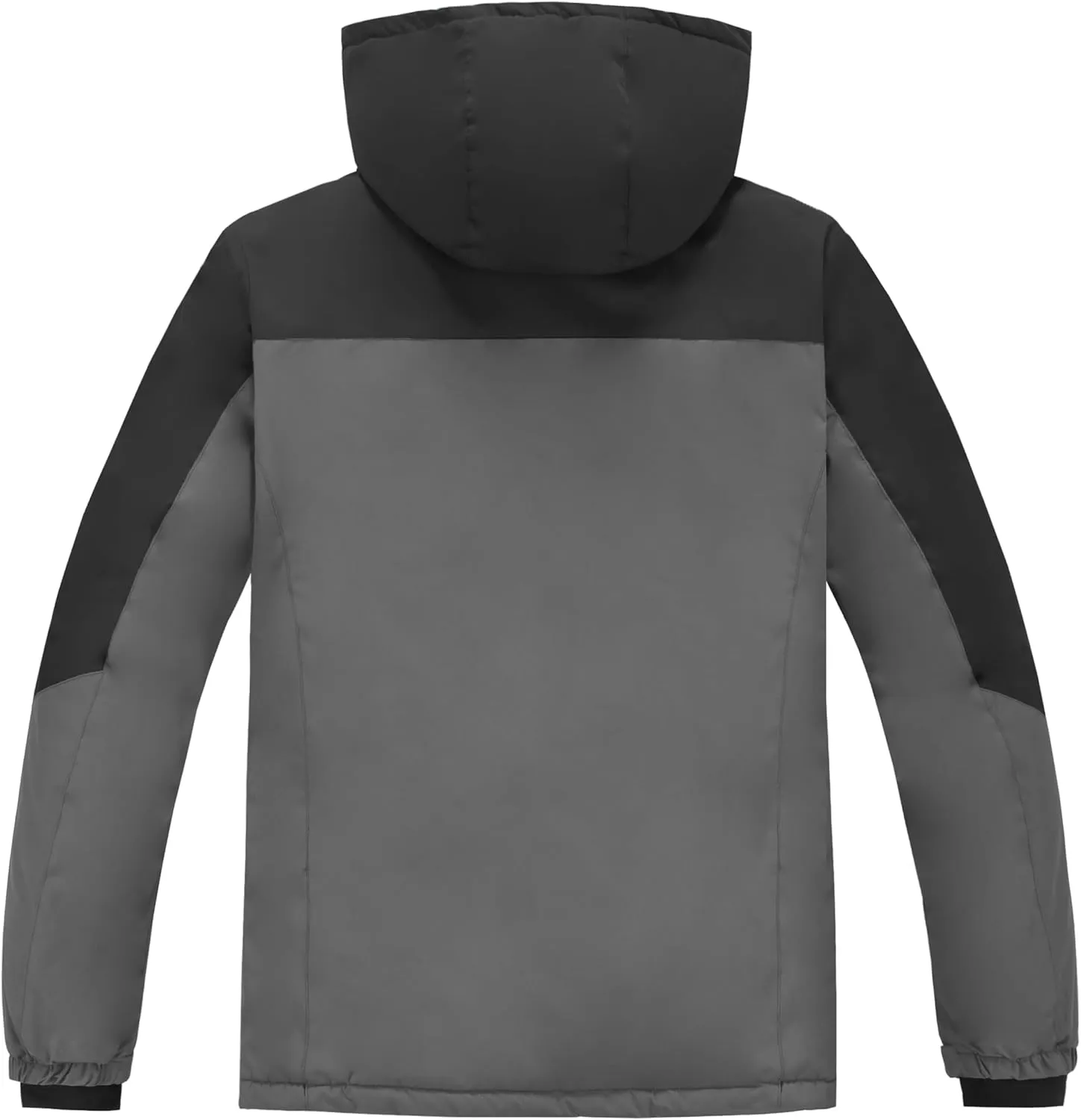 Men's Waterproof Ski Jacket - Snowboard Coats with Fleece Lining, Warm Parka with Hood for Ultimate Snow Protection