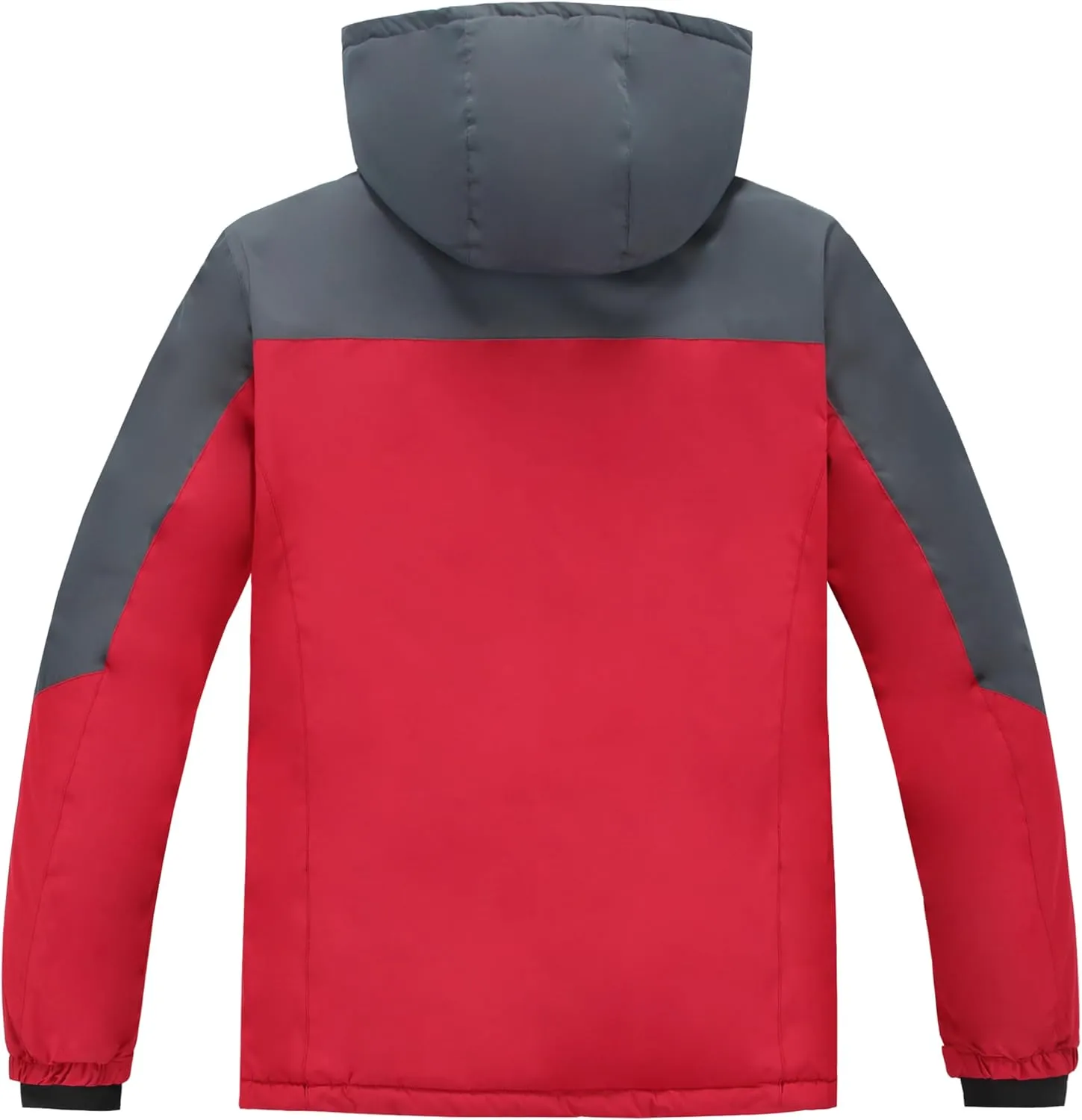 Men's Waterproof Ski Jacket - Snowboard Coats with Fleece Lining, Warm Parka with Hood for Ultimate Snow Protection