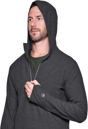 MERIWOOL Mens Base Layer Hoodie Lightweight Merino Wool Long Sleeve Thermal