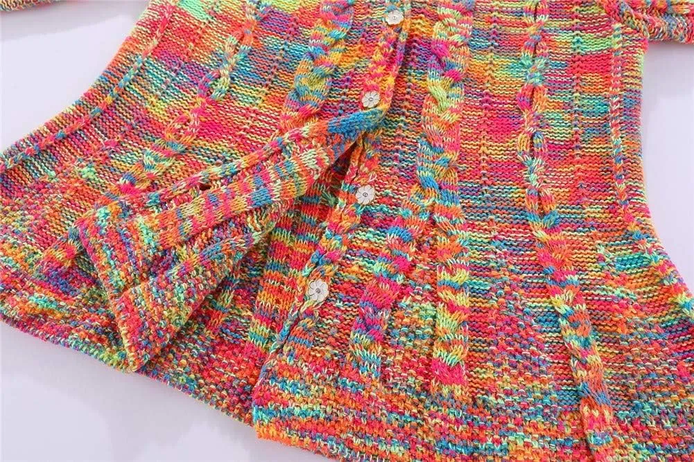 Mud Kingdom Girls Cardigan Sweaters Button Up