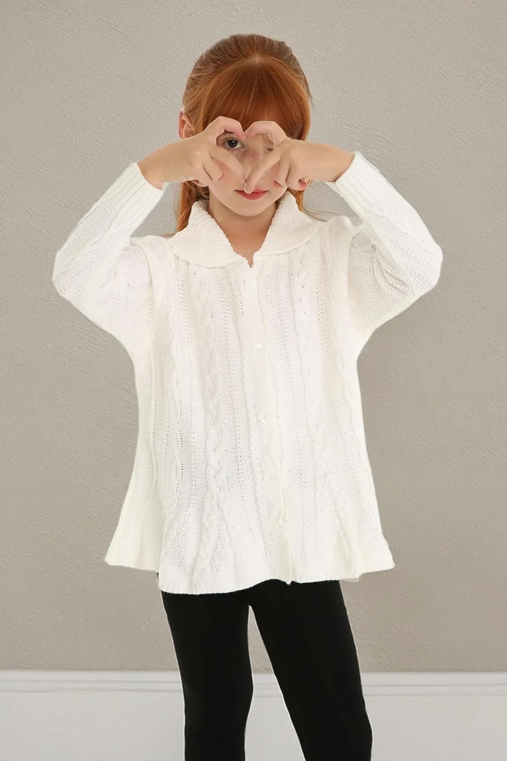 Mud Kingdom Girls Cardigan Sweaters Button Up