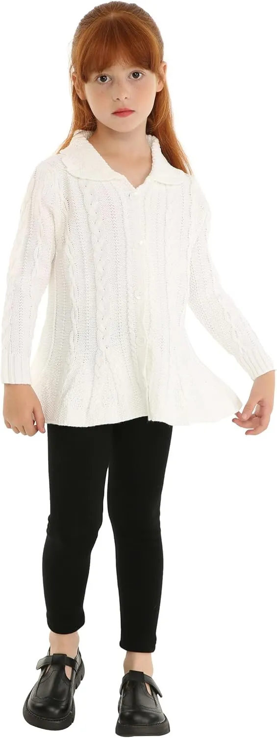 Mud Kingdom Girls Cardigan Sweaters Button Up