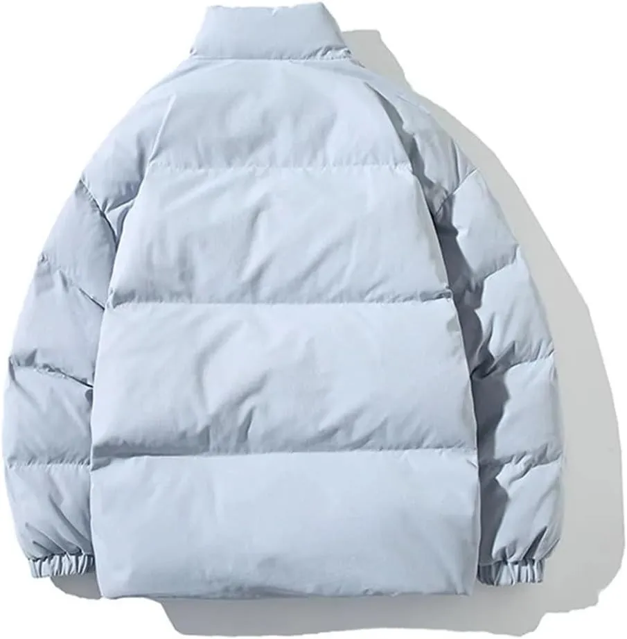 Niiyyjj Winter Cotton Padded Jacket Men Thick Warm Coats Mens Stand Collar Solid Parkas Overcoat