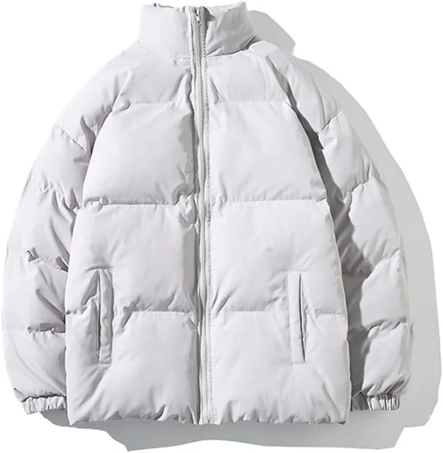 Niiyyjj Winter Cotton Padded Jacket Men Thick Warm Coats Mens Stand Collar Solid Parkas Overcoat