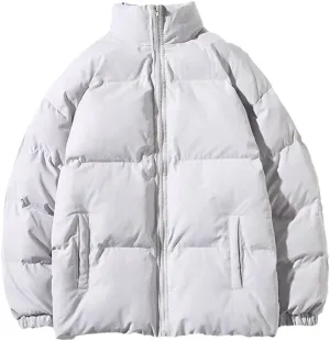 Niiyyjj Winter Cotton Padded Jacket Men Thick Warm Coats Mens Stand Collar Solid Parkas Overcoat