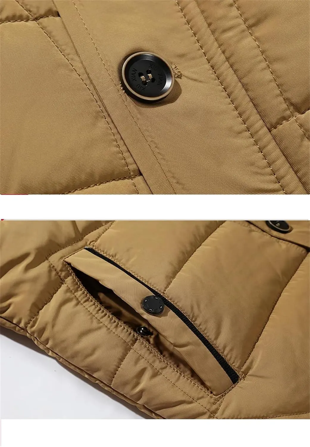 Niiyyjj Winter Loose Cotton Padded Jacket Men's Casual Overcoat Thick Warm Large Size Hooded Coats