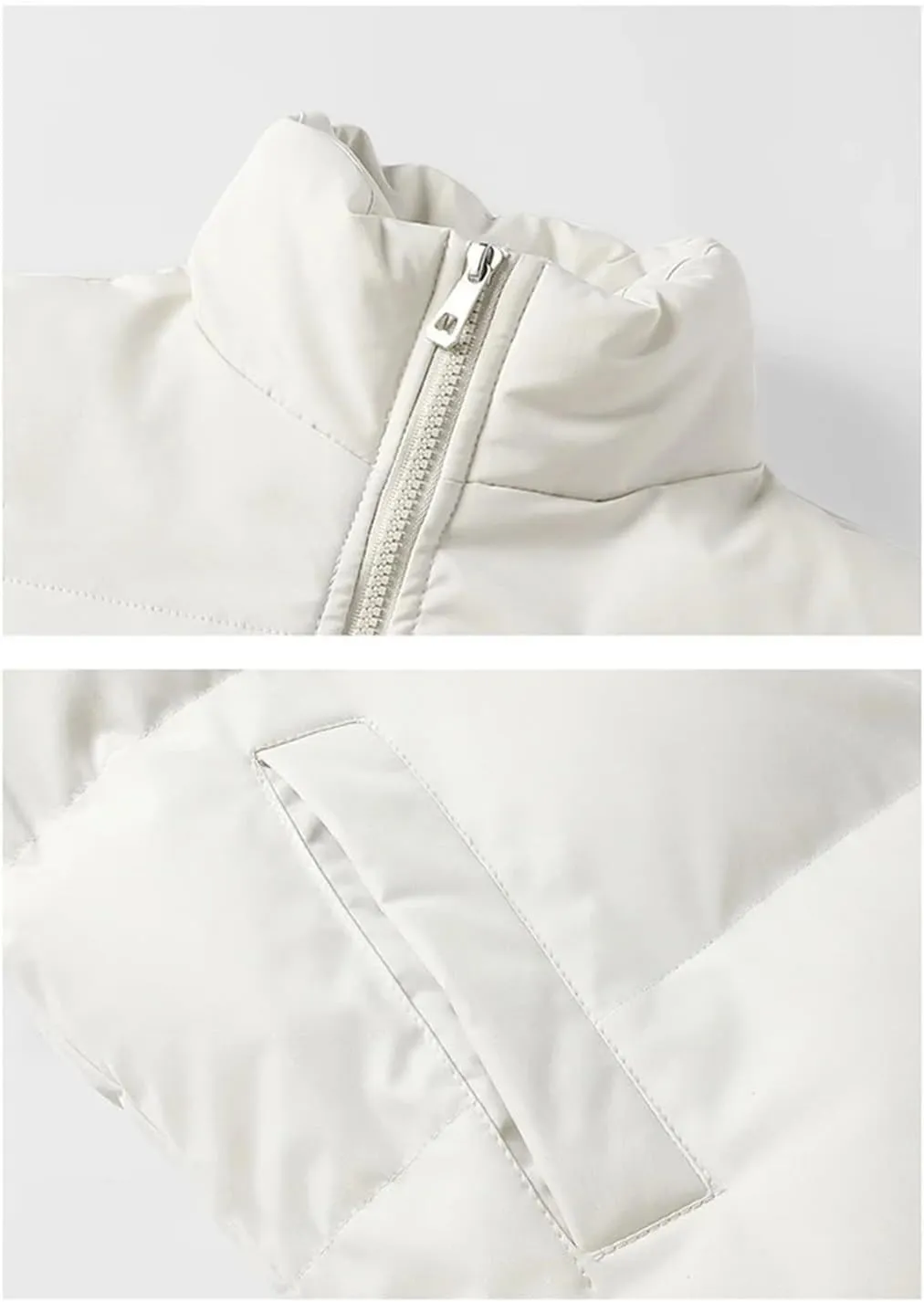 Niiyyjj Winter Men Warm Thick Cotton Padded Jacket Standing Collar Casual Coats Loose Down Overcoat