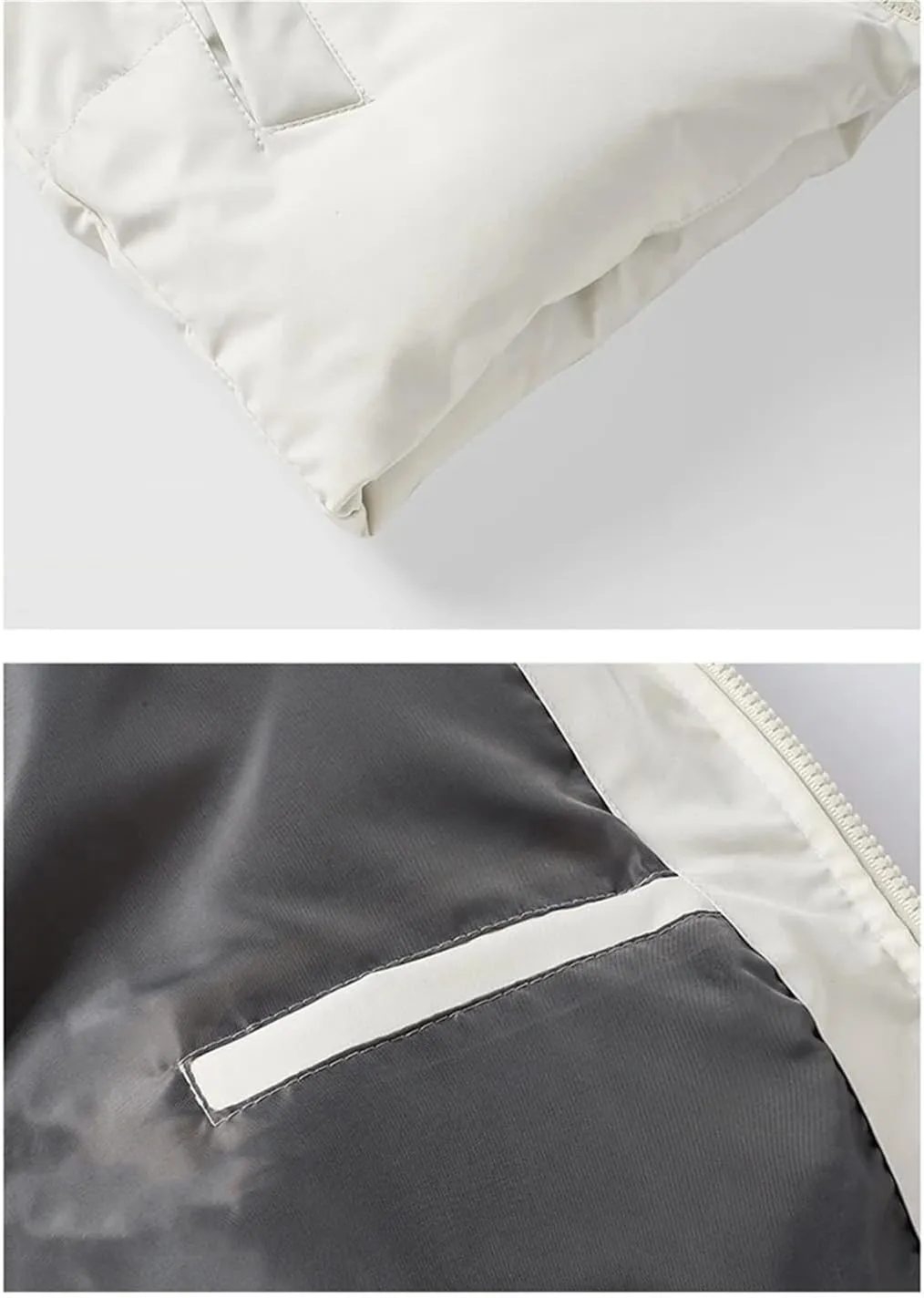 Niiyyjj Winter Men Warm Thick Cotton Padded Jacket Standing Collar Casual Coats Loose Down Overcoat
