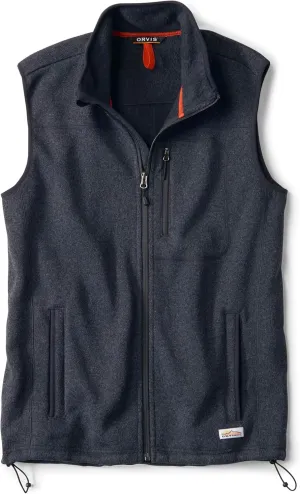 Orvis Recycled Fleece Sweater Vest for Men - Warm and Comfortable Men's Fleece Vest Made with Brushed Anti-Pilling Fiber