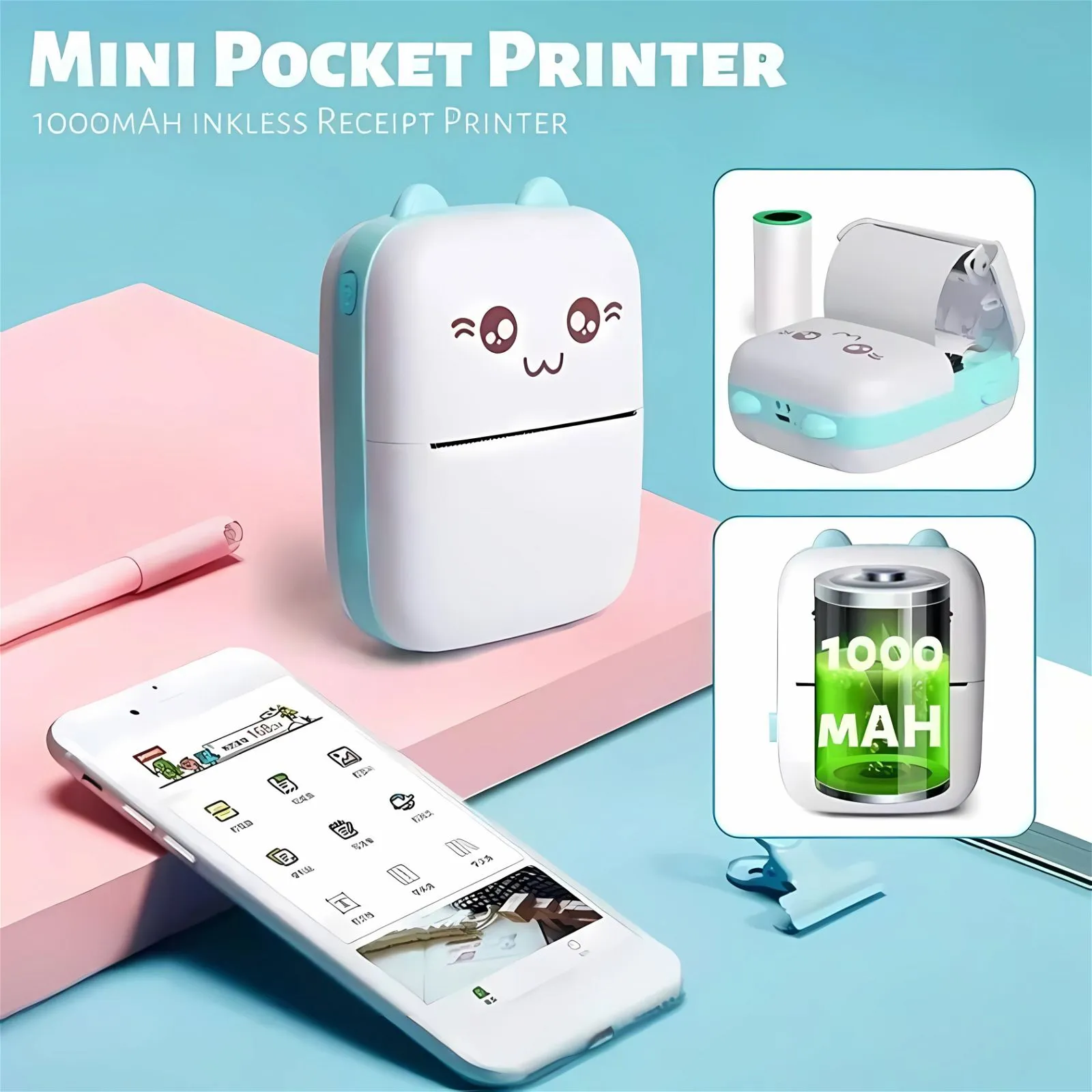 Portable Mini Thermal Printer