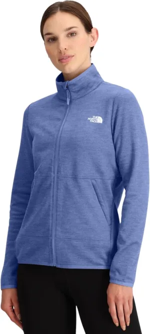 THE NORTH FACE Women's Canyonlands Full Zip Sweatshirt (Standard and Plus Size), Virtual Blue Heather, Large