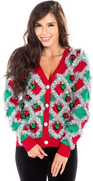 Tipsy Elves womens Tipsy Elves Women's Christmas Cardigan 2024