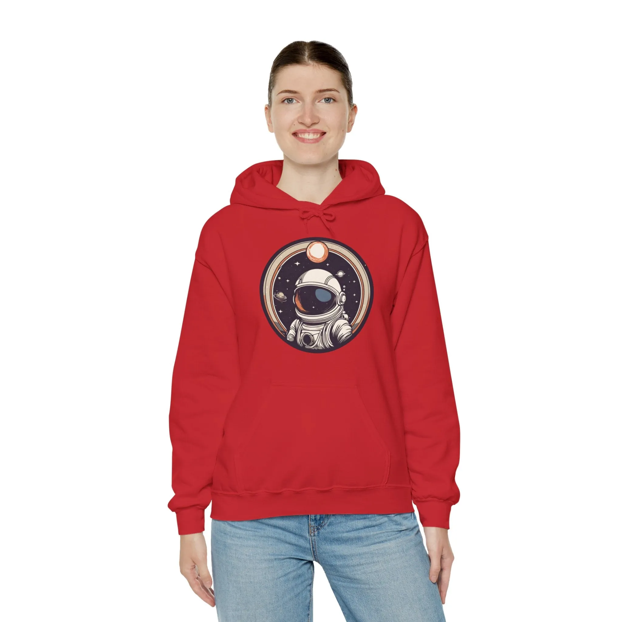 Welcome To Space Age Astronaut Spaceart Sci-Fi Hoodie